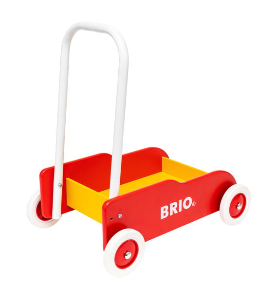 Brio_31350 Каталка для малюків BRIO червона з жовтим (31350)
