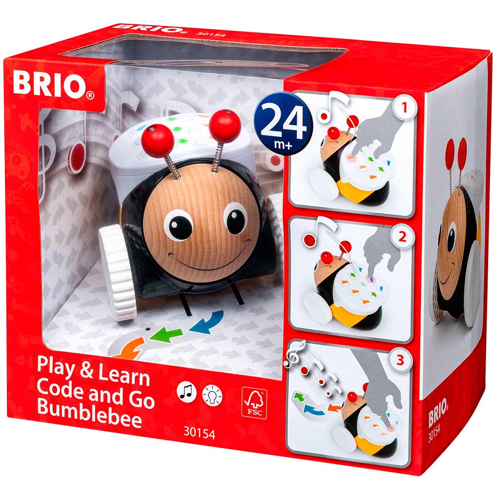 brio-30154-1 Інтерактивна розвиваюча іграшка BRIO Джміль (30154)